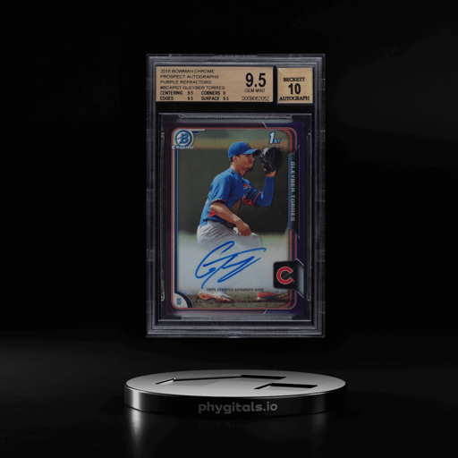 2015 Bowman Chrome Purple Refractor Gleyber Torres ROOKIE RC AUTO /250 BGS 9.5