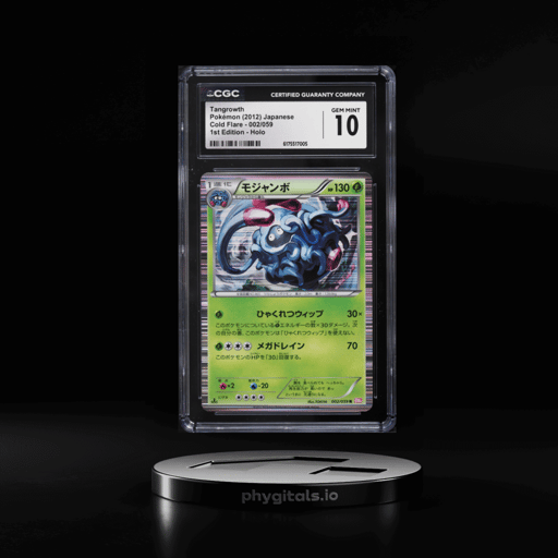 2012 Pokemon Japanese Cold Flare 1st Edition Holo Tangrowth #002 CGC 10 GEM MINT