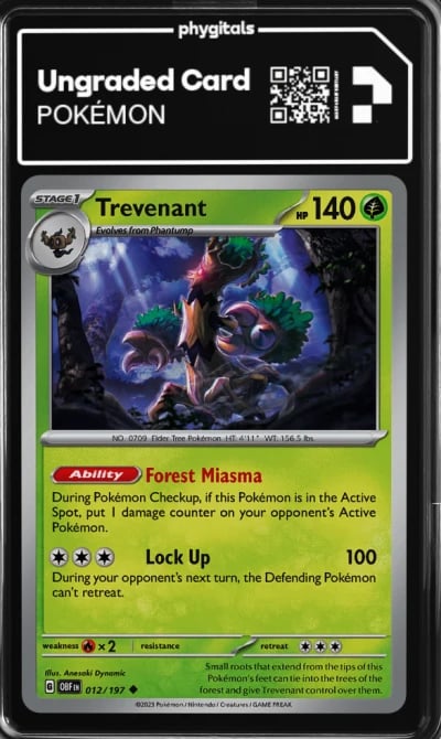 2023 Trevenant Obsidian Flames #