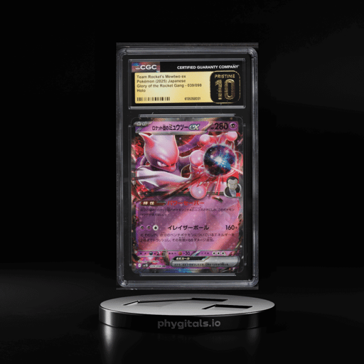 2025 Pokemon Japanese SV Glory Of The Rocket Gang Holo Team Rocket's Mewtwo EX CGC 10 PRISTINE