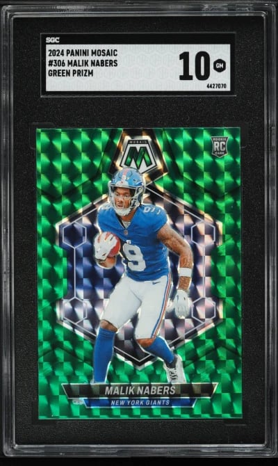 2024 Panini Mosaic Green Prizm M