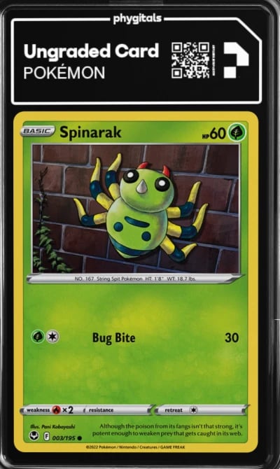 2022 Spinarak Silver Tempest #003