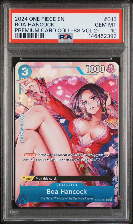 2024 ONE PIECE PREMIUM CARD COLLECTION -BEST SELECTION VOL.2- 013 BOA HANCOCK PSA 10