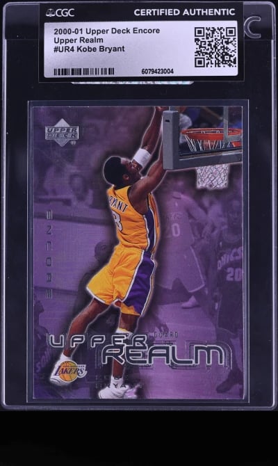 2000 Upper Deck Encore Upper Realm Kobe Bryant #UR4 CGC AUTH