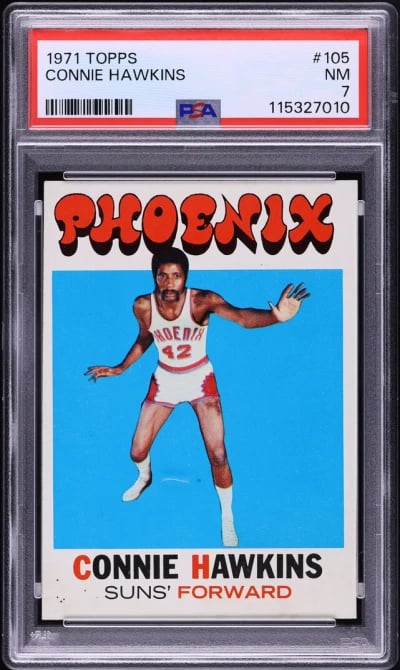 1971 Topps Basketball Connie Haw