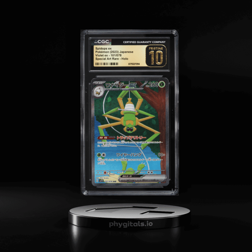 2023 Pokemon Japanese Scarlet & Violet Ex SAR Spidops EX #101 CGC 10 PRISTINE