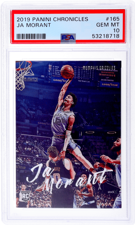 2019 Panini Chronicles Luminance Ja Morant #165 PSA 10