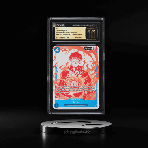 2025 One Piece Promo 3rd Anniversary Treasure Campaign Sabo #OP10-049 CGC 10 PRISTINE