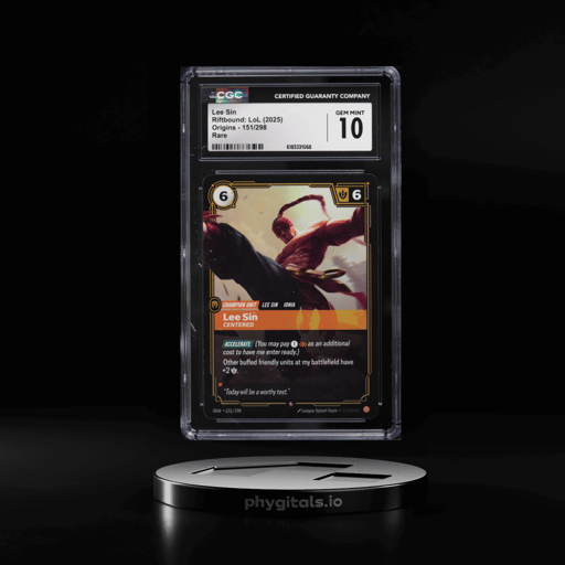 2025 Riftbound League Of Legends LOL Origins Lee Sin #151 CGC 10 GEM MINT