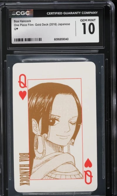 2016 One Piece Japanese Film Gold Deck Boa Hancock Q CGC 10 GEM MINT