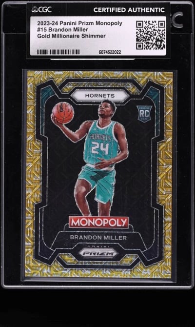 2023 Panini Prizm Monopoly Gold 