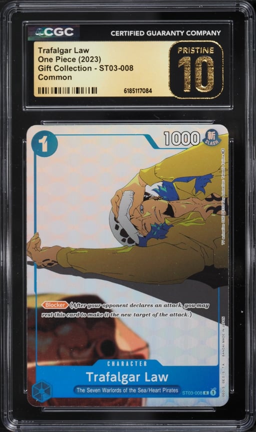 2023 One Piece Gift Collection Trafalgar Law #ST03-008 CGC 10 PRISTINE