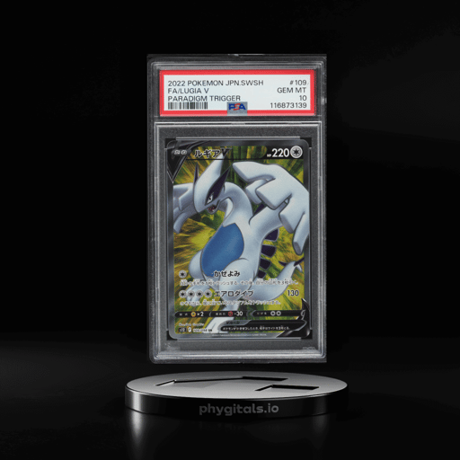 2022 Pokemon Japanese SWSH Full Art Paradigm Trigger Lugia V #109 PSA 10 GEM