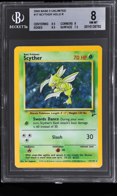 2000 Pokemon Base Set 2 Holo Scy