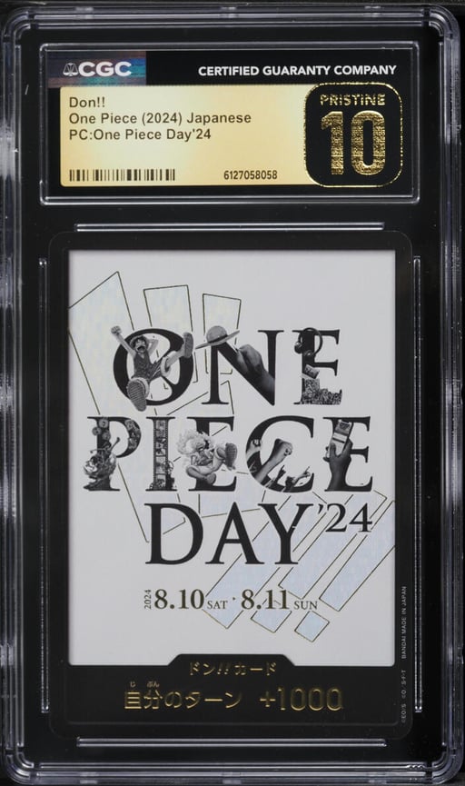 2024 One Piece Japanese PC One Piece Day '24 Don!! CGC 10 PRISTINE