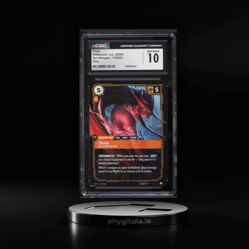2026 Riftbound League Of Legends Spiritforged Yone #116 CGC 10 GEM MINT