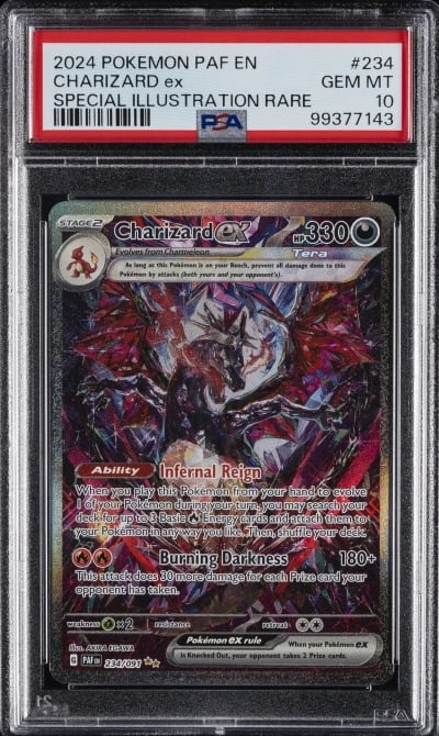2024 POKEMON PAF EN-PALDEAN FATES SPECIAL ILLUSTRATION RARE CHARIZARD EX PSA 10