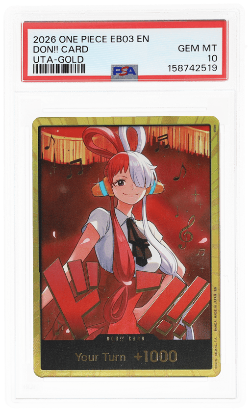 2026 One Piece Extra Booster Heroines Edition Gold PSA 10