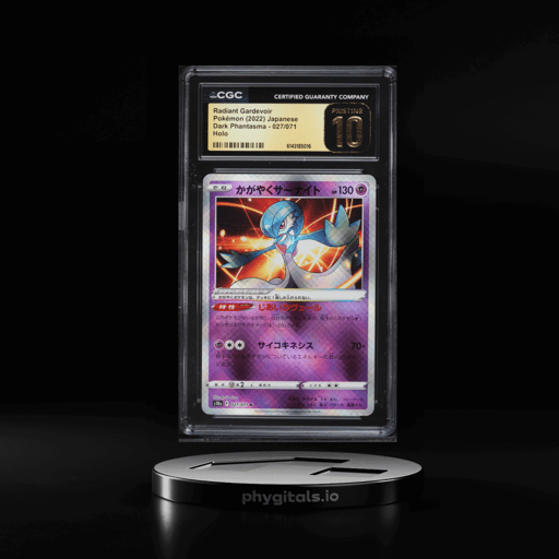 2022 Pokemon Japanese Sword & Shield Dark Phantasma Holo Radiant Gardevoir #27 CGC 10 PRISTINE