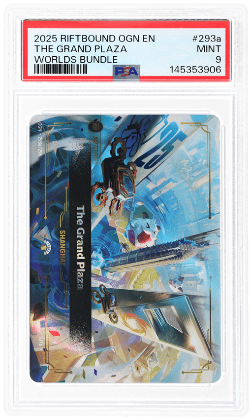 2025 Riftbound: League of Legends Origins Worlds Bundle 2025 the Grand Plaza #293a PSA 9