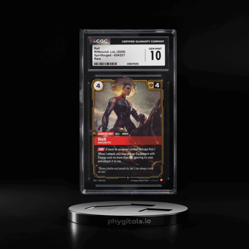 2026 Riftbound League Of Legends Spiritforged Rell #024 CGC 10 GEM MINT