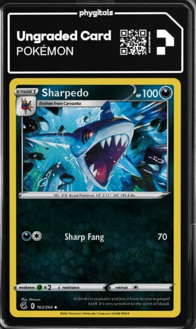 2021 Sharpedo Fusion Strike #163