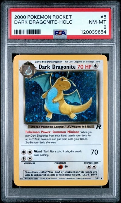2000 POKEMON ROCKET #5 DARK DRAG