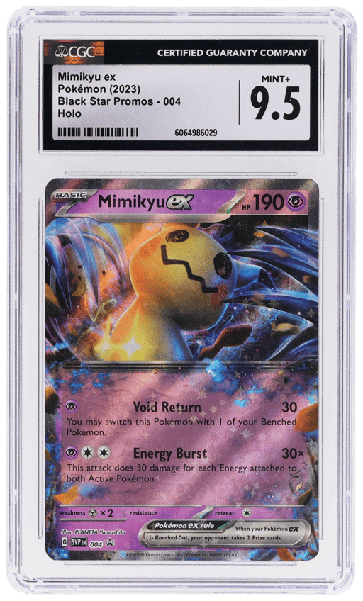 2023 Pokemon Scarlet and Violet Black Star Promo Mimikyu Ex #004 CGC 9.5