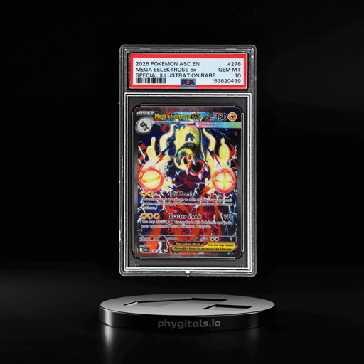 2026 Pokemon Mega Evolution Ascended Heroes Special Illustration Rare Mega Eelektross Ex #278 PSA 10