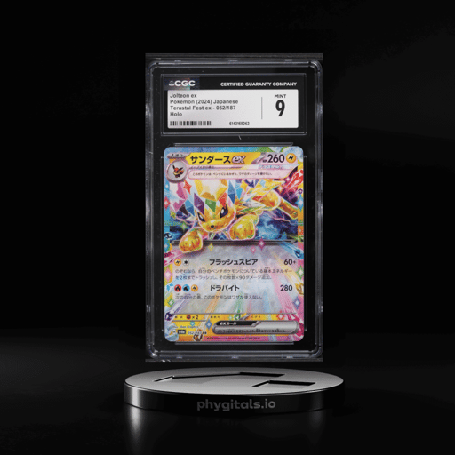 2024 Pokemon Japanese Scarlet & Violet Terastal Fest Ex Holo Jolteon EX #52 CGC 9 MINT