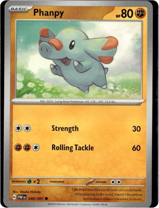2024 Phanpy #48 Paldean Fates