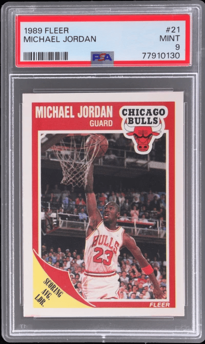 1989 Fleer Michael Jordan #21 PS