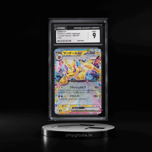 2024 Pokemon Japanese Scarlet & Violet Terastal Fest Ex Holo Jolteon ex #52 CGC 9 MINT