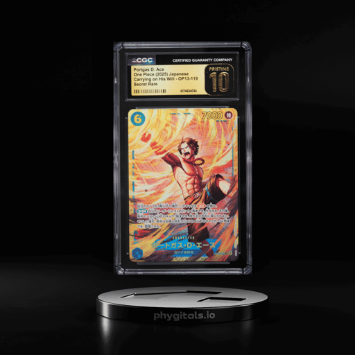 2025 One Piece Japanese Carrying On His Will SEC Portgas D. Ace #OP13-119 CGC 10 PRISTINE