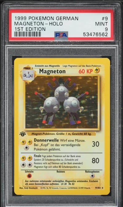1999 Pokemon German Base Set 1st