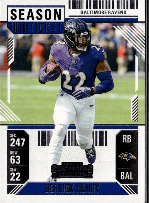 2024 Derrick Henry #9 Contenders Season Ticket