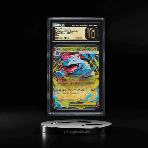 2025 Pokemon Japanese Mega Brave Holo Mega Venusaur ex #3 CGC 10 PRISTINE