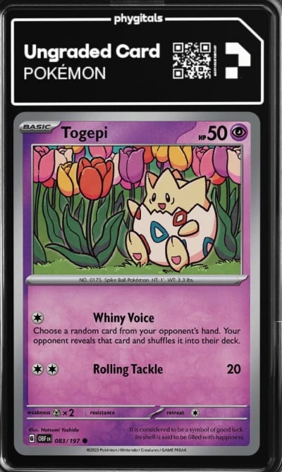 2023 Togepi Obsidian Flames #083