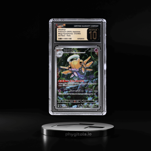 2025 Pokemon Mega Symphonia Japaneese Art Rare Shedinja #072 CGC PRI