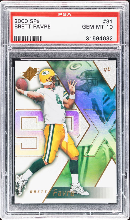 2000 Spx Brett Favre #31 PSA 10