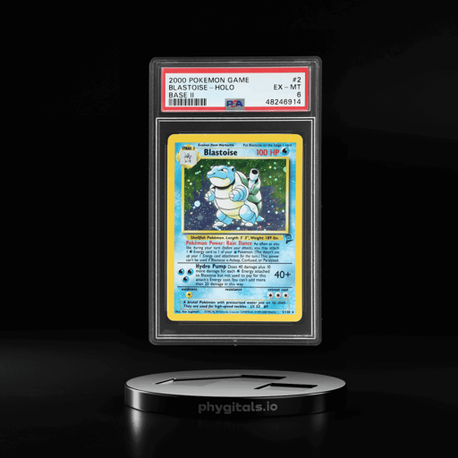 2000 Pokemon Base Set 2 Holo Blastoise #2 PSA 6