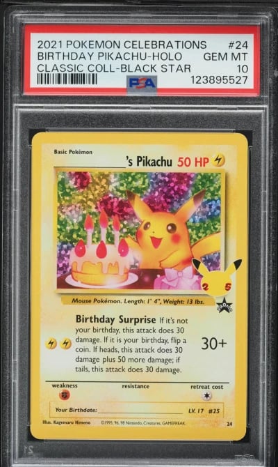 2021 Pokemon SWSH Promo Celebrat