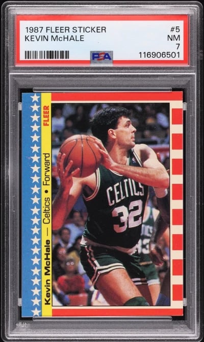 1987 Fleer Sticker Kevin McHale 