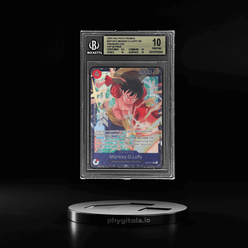 2025 One Piece Promo Treasure Cup Top 64 Prize Monkey D. Luffy #OP12015 BGS 10