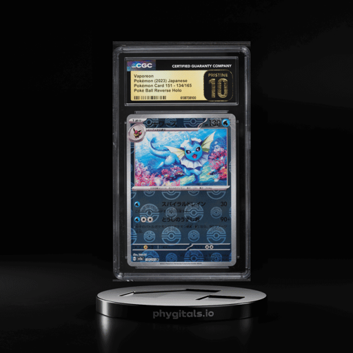 2023 Pokemon Japanese Scarlet & Violet 151 Poke Ball Reverse Holo Vaporeon #134 CGC 10 PRISTINE