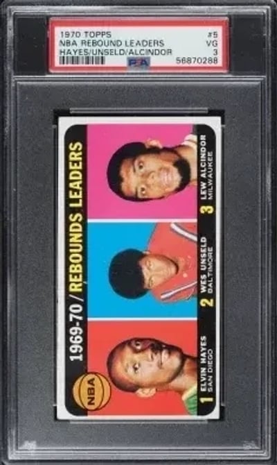 1970 Topps Basketball Elvin Haye