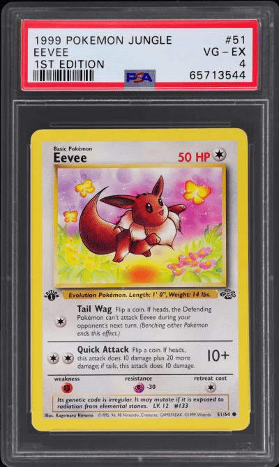1999 Pokemon Jungle 1st Edition 