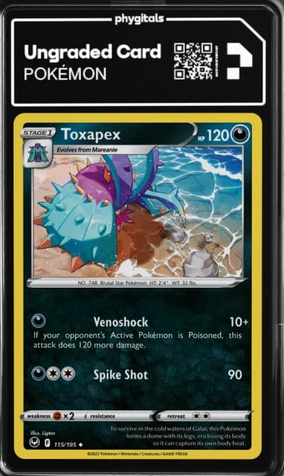2022 Toxapex Silver Tempest #115