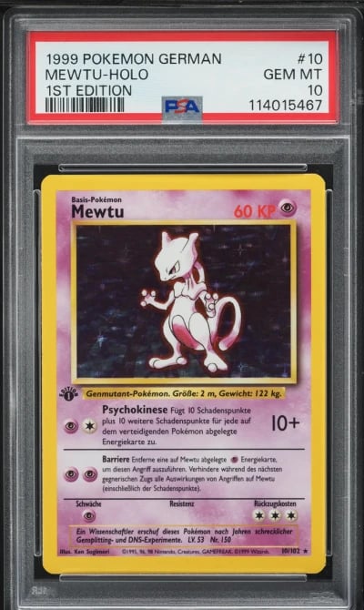 1999 Pokemon German Base Set 1st