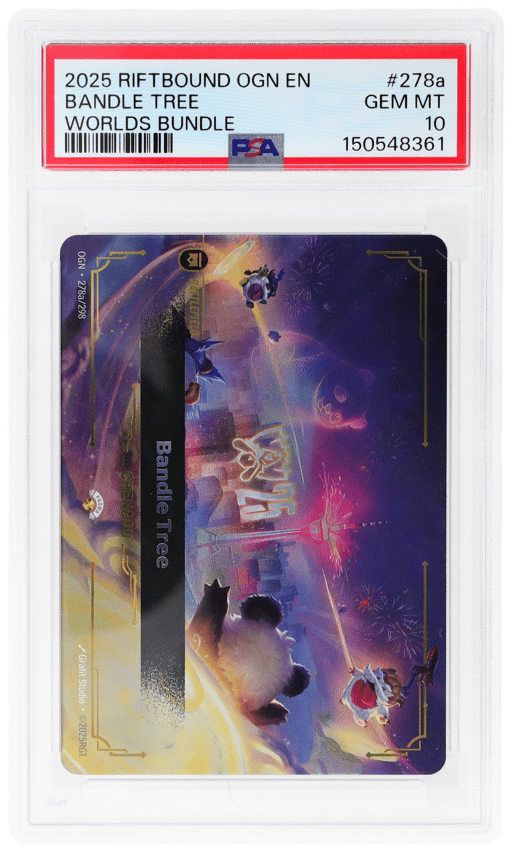 2025 Riftbound: League of Legends Origins Worlds Bundle Chengdu Bandle Tree #278a PSA 10